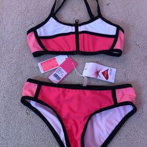 Kids Sea Folly pink swim suit